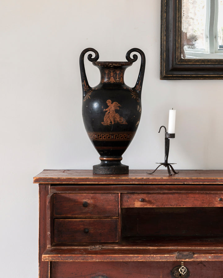 Neoclassical Cast Iron Urn
