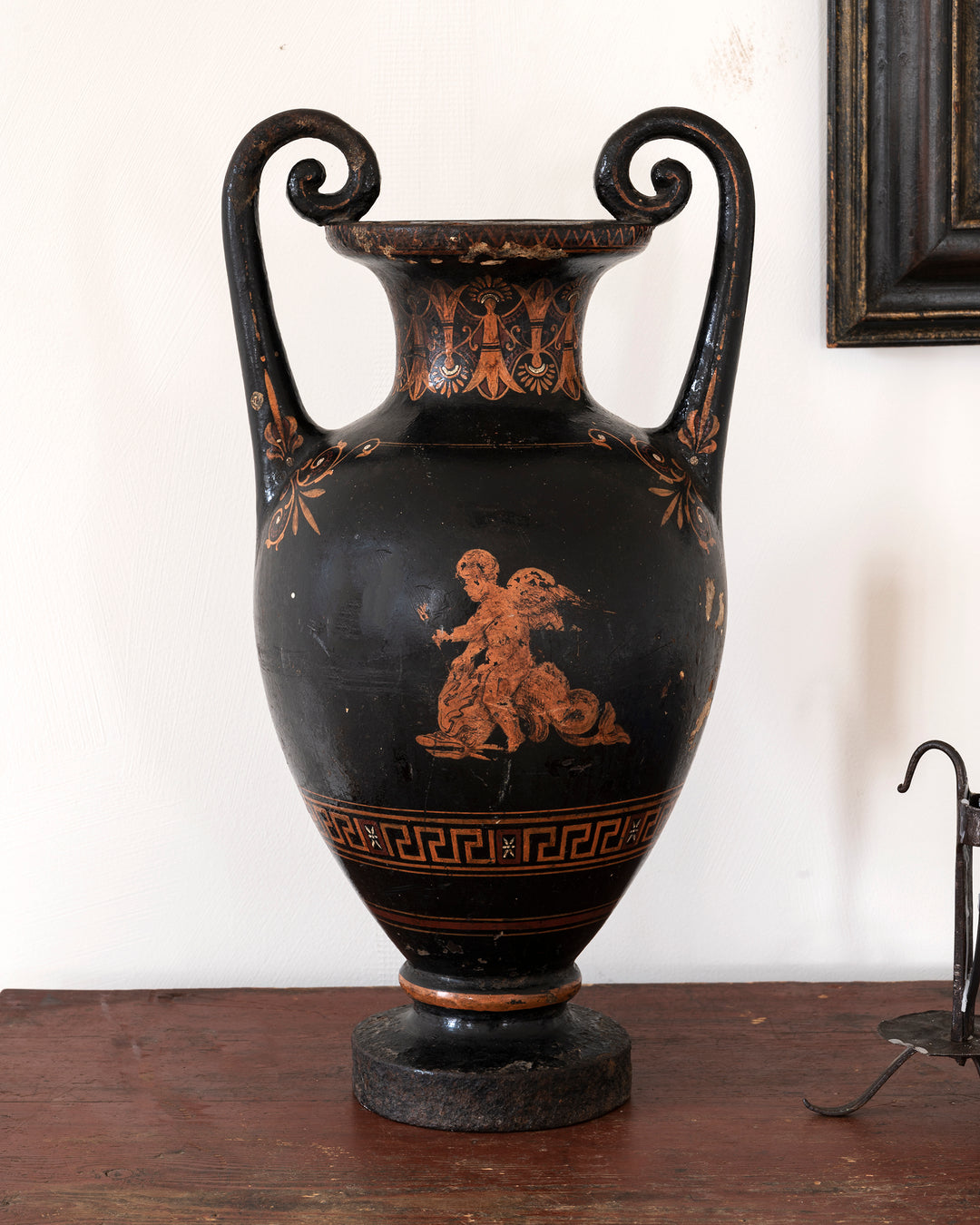 Neoclassical Cast Iron Urn