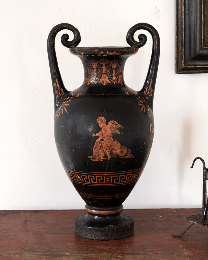 Neoclassical Cast Iron Urn