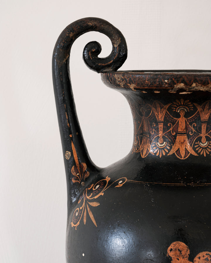 Neoclassical Cast Iron Urn