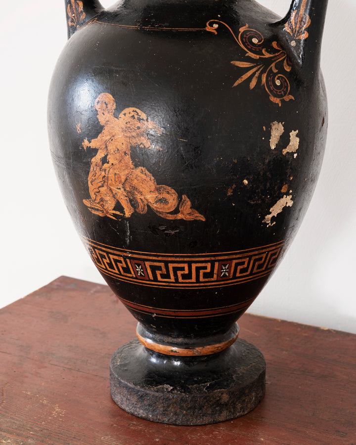 Neoclassical Cast Iron Urn