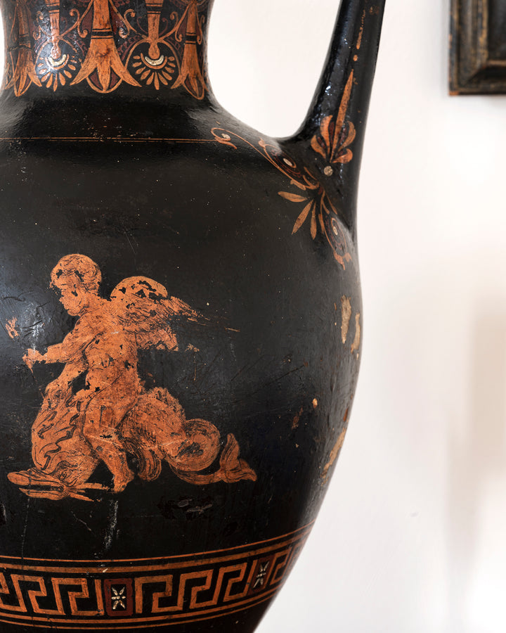 Neoclassical Cast Iron Urn