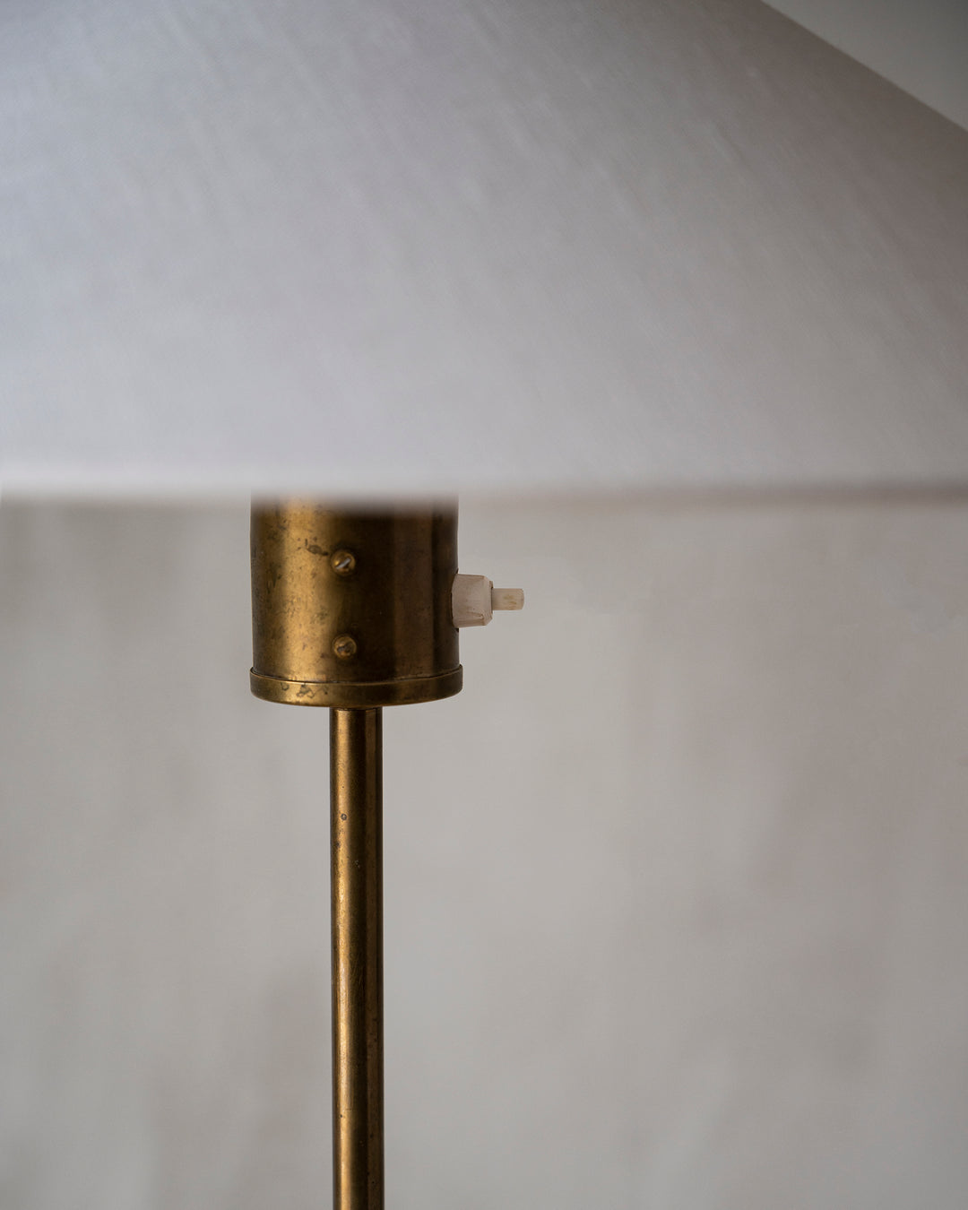 Mid century brass floor lamp