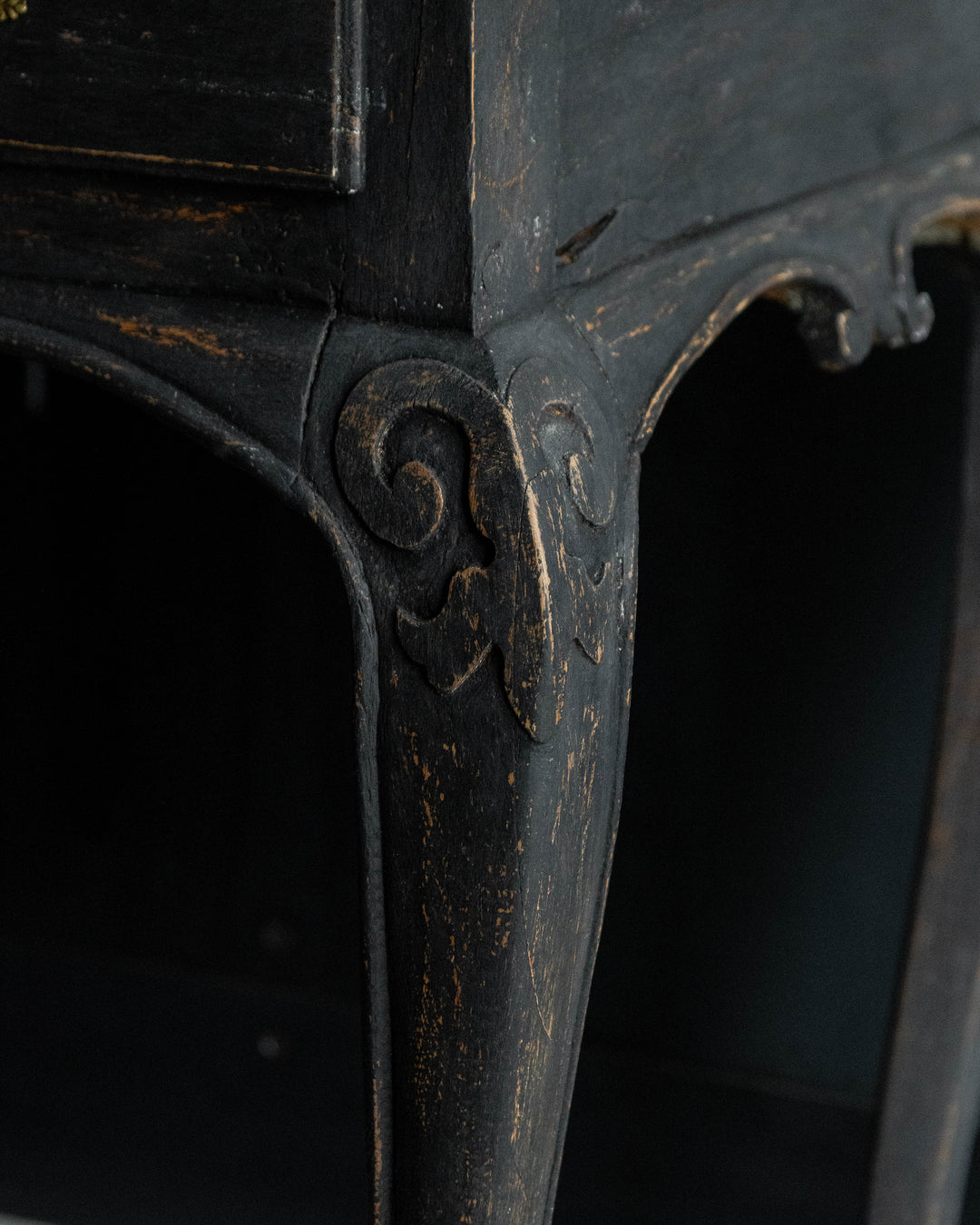 Antique Norwegian Rococo Writing Table