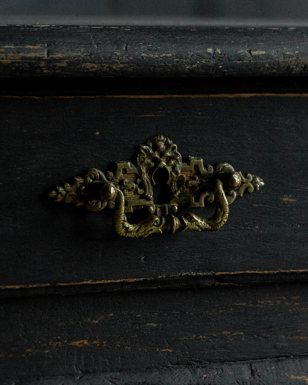 Antique Norwegian Rococo Writing Table