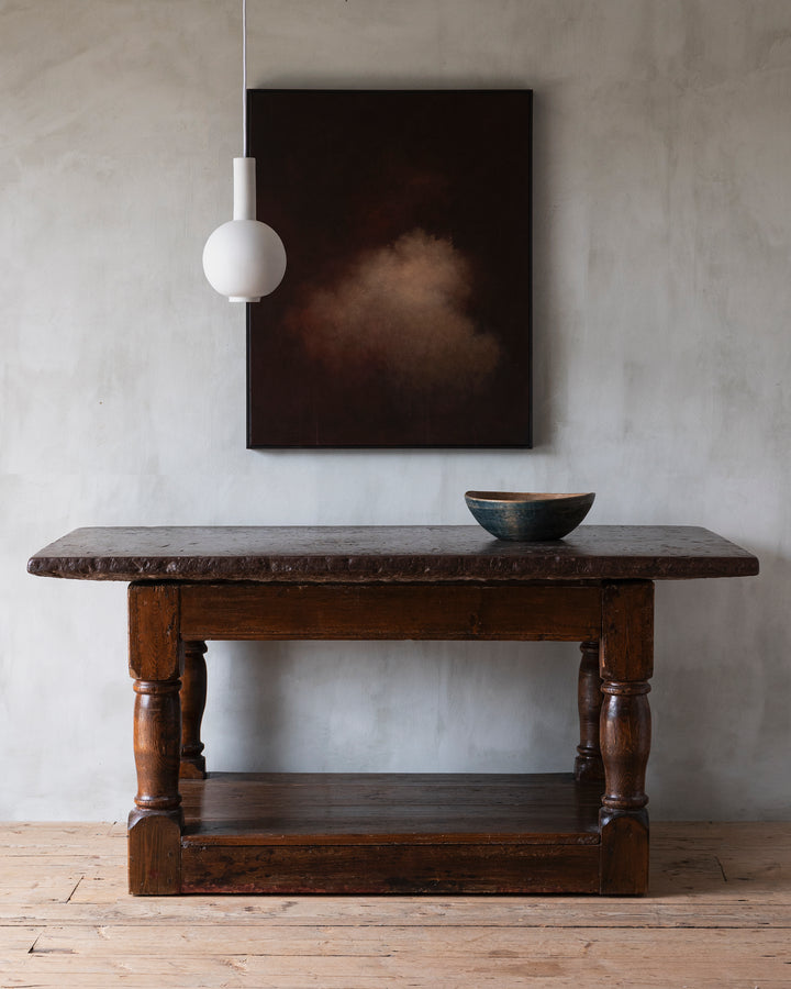 18th century Swedish Baroque stone Table