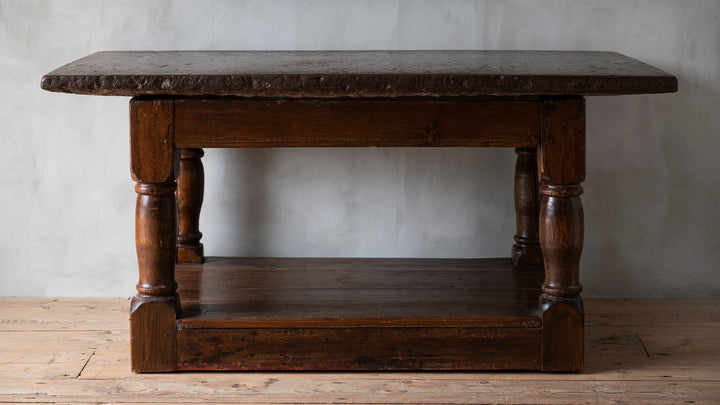 18th century Swedish Baroque stone Table