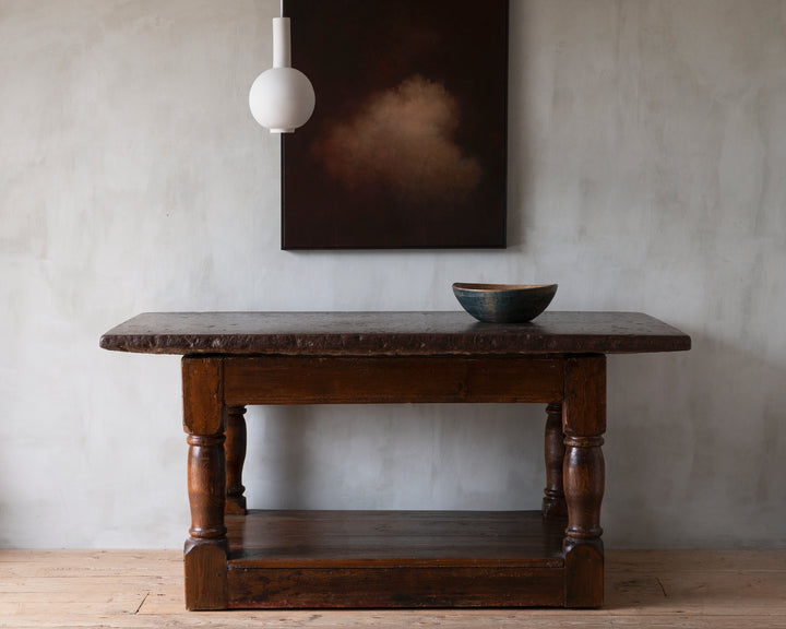 18th century Swedish Baroque stone Table