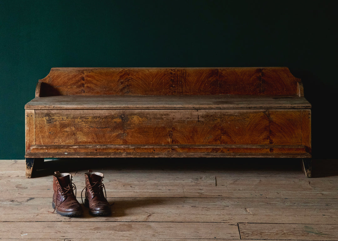 FOLK ART BENCH