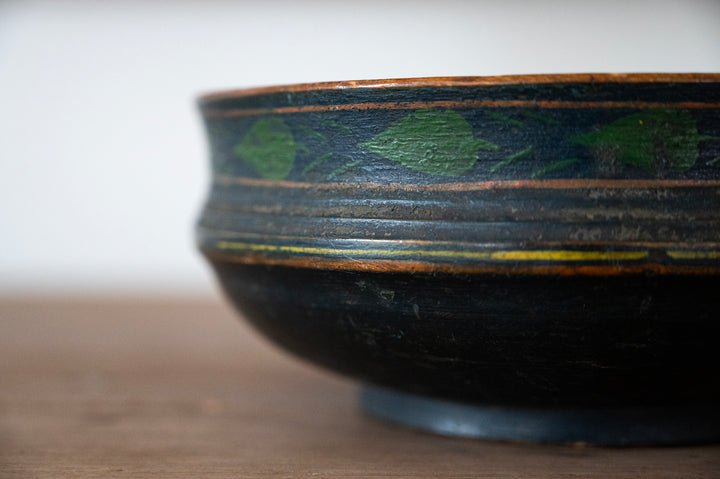 Folk Art Turned Bowl