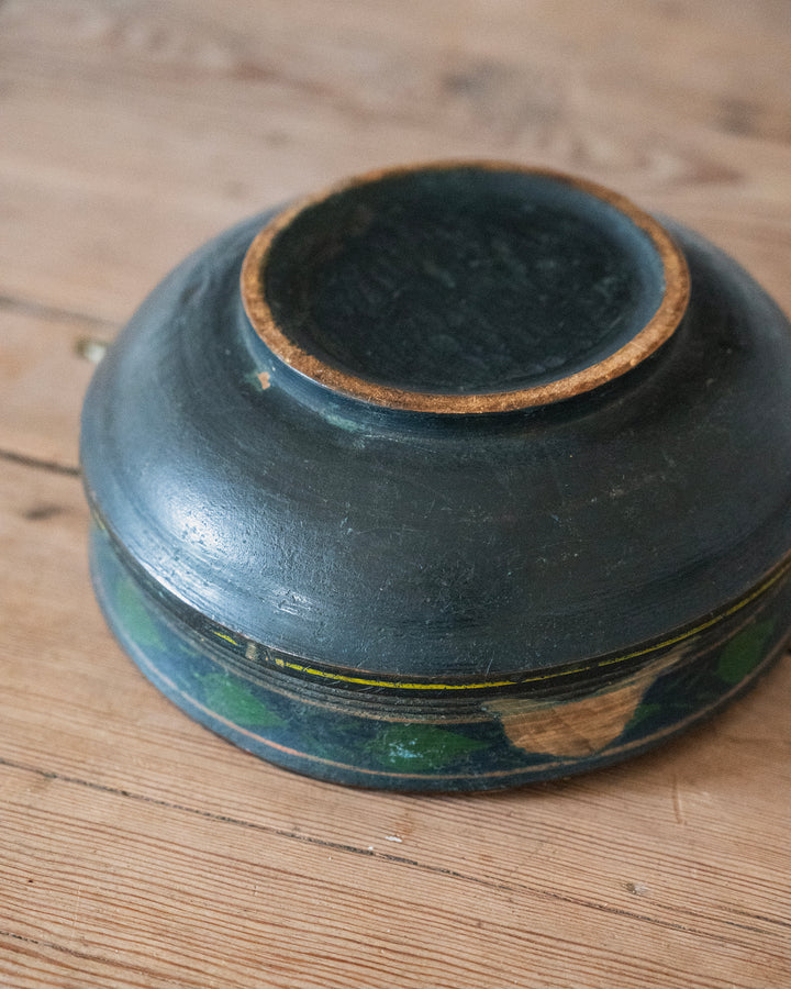 Folk Art Turned Bowl