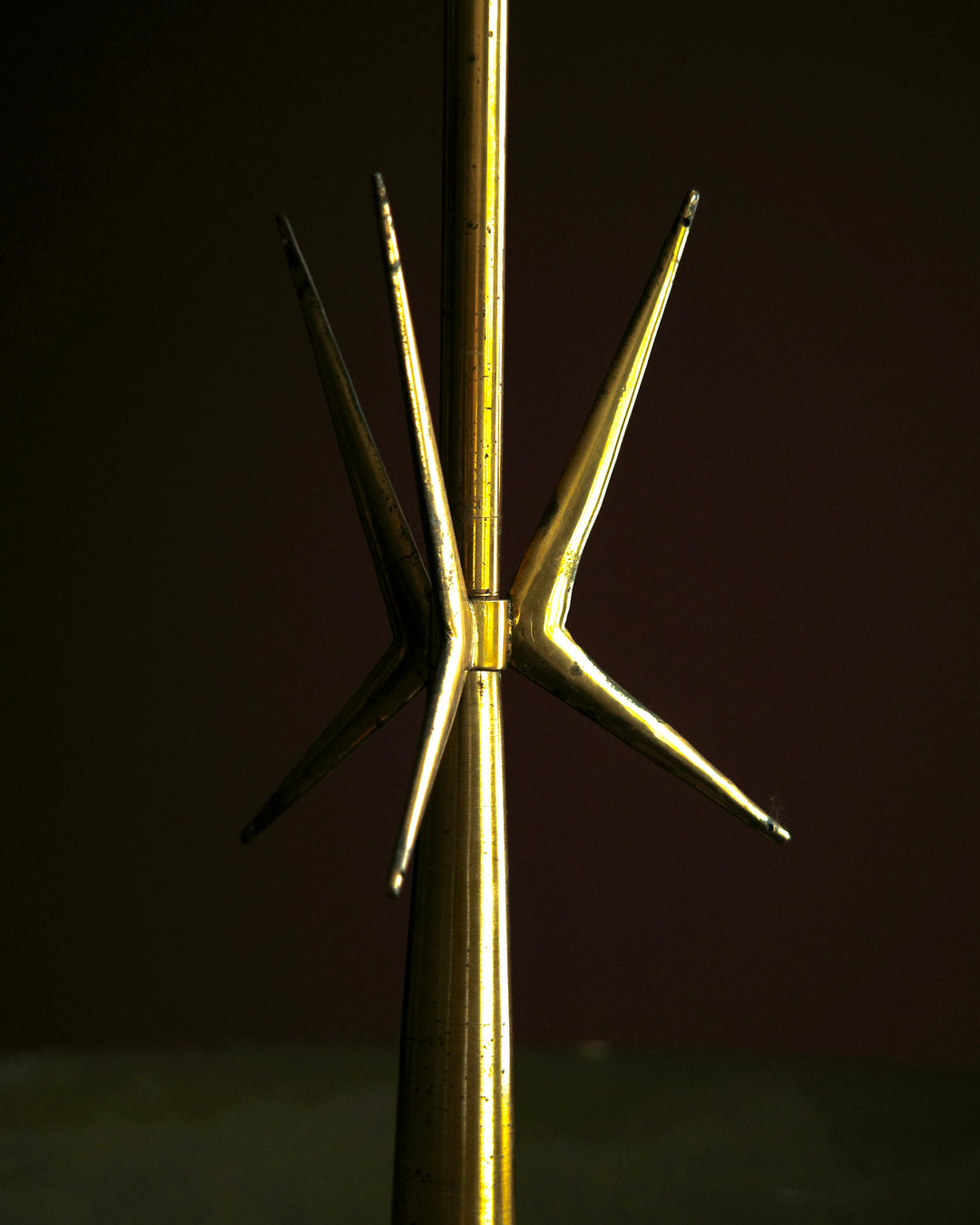 Mid Century Brass Pendant
