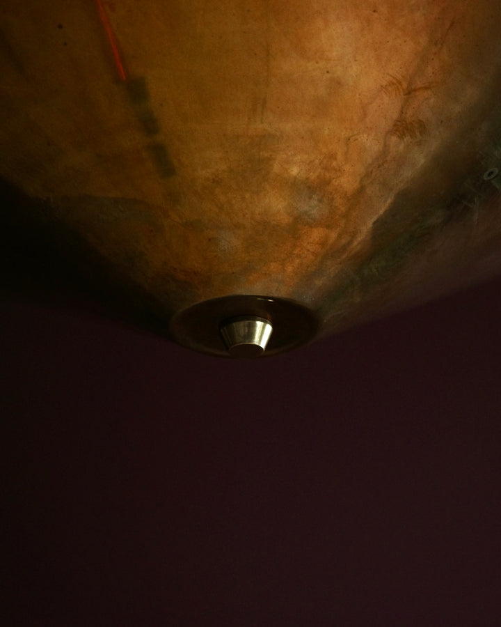 Mid Century Brass Pendant
