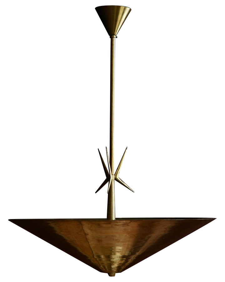 Mid Century Brass Pendant