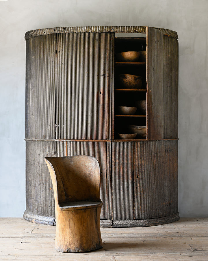 demi-lune shaped cabinet