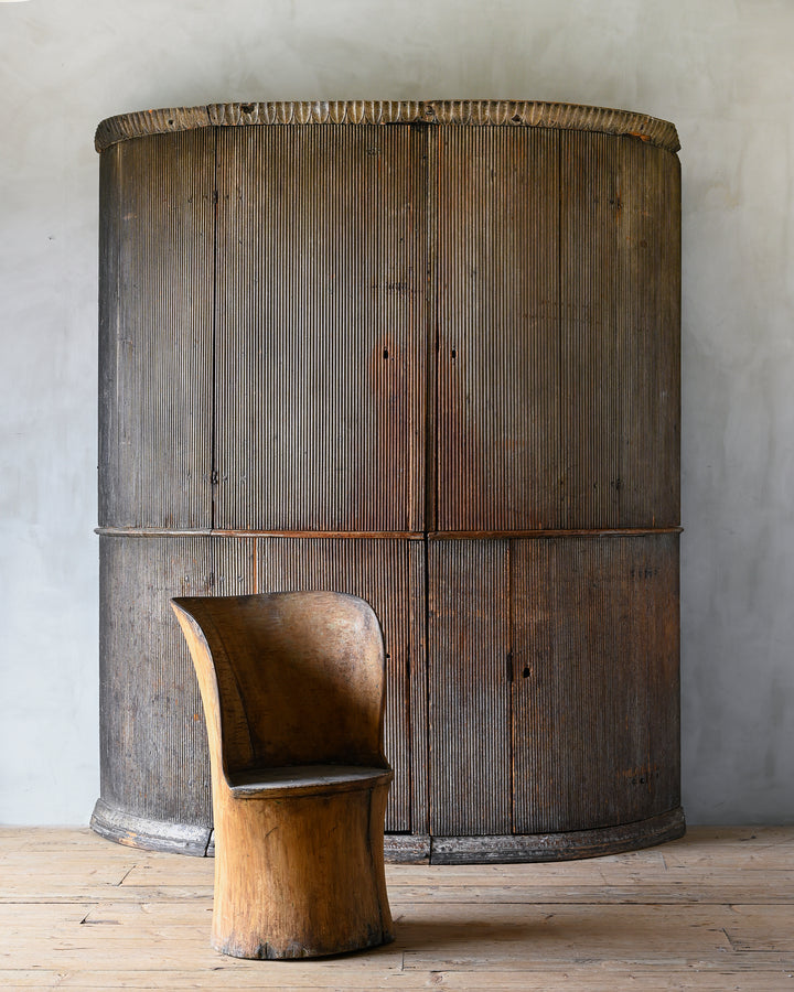 demi-lune shaped cabinet