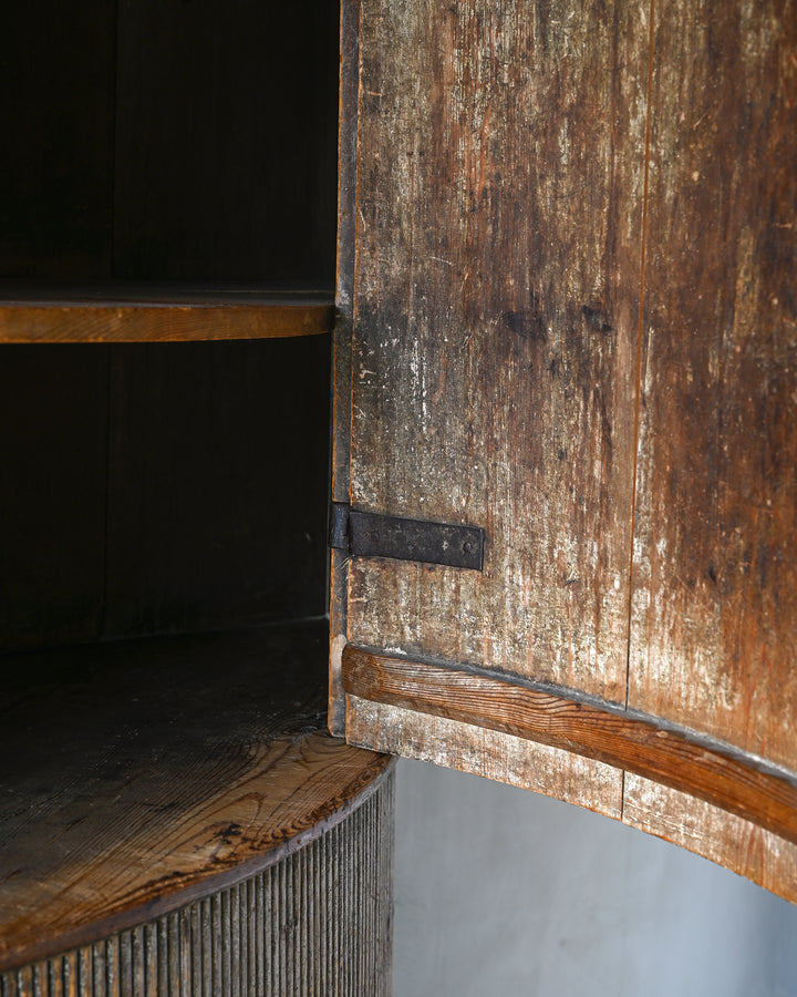 demi-lune shaped cabinet