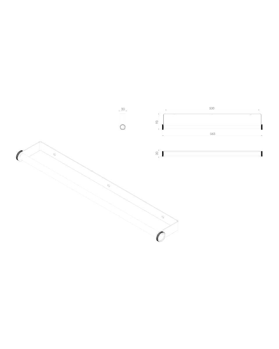 Heritage Towel Bar - T01.004.555