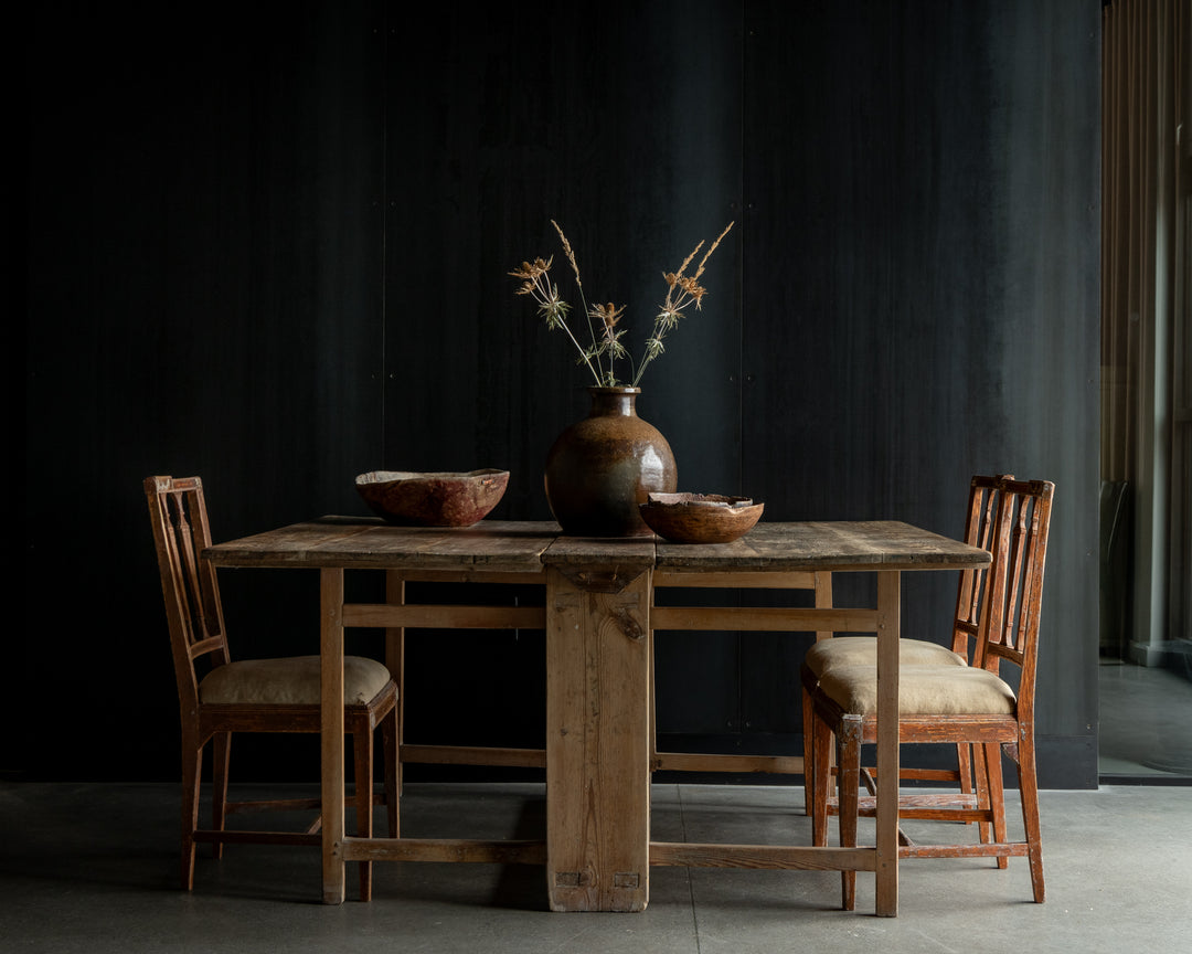 Swedish Gustavian Drop-Leaf Table