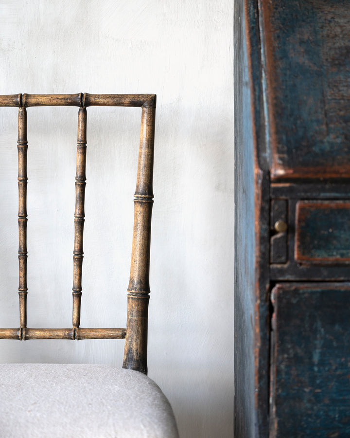 Gustavian Faux Bamboo Chairs