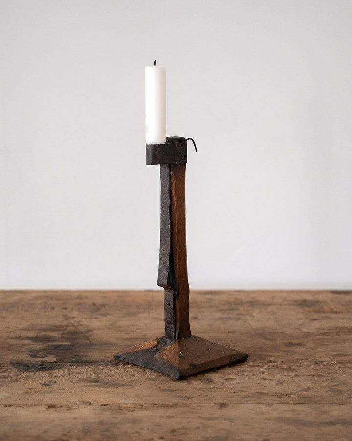 Folk Art Candle Holder