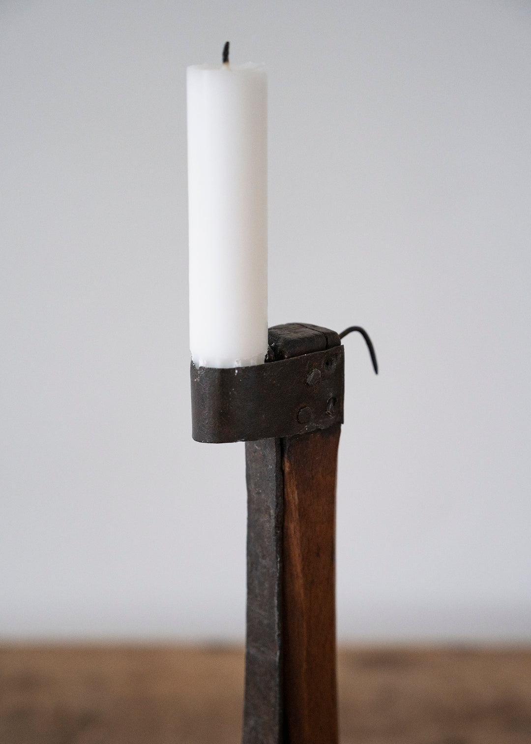 Folk Art Candle Holder