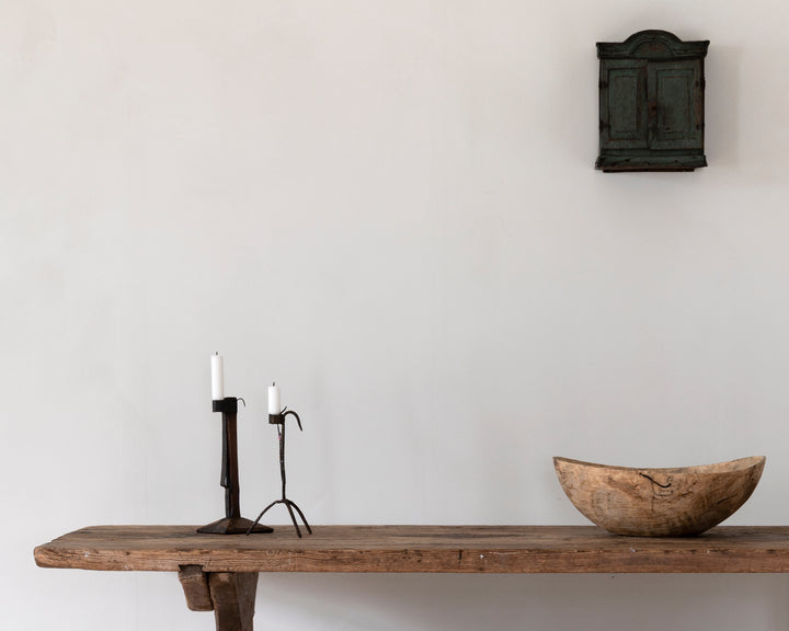 Folk Art Candle Holder