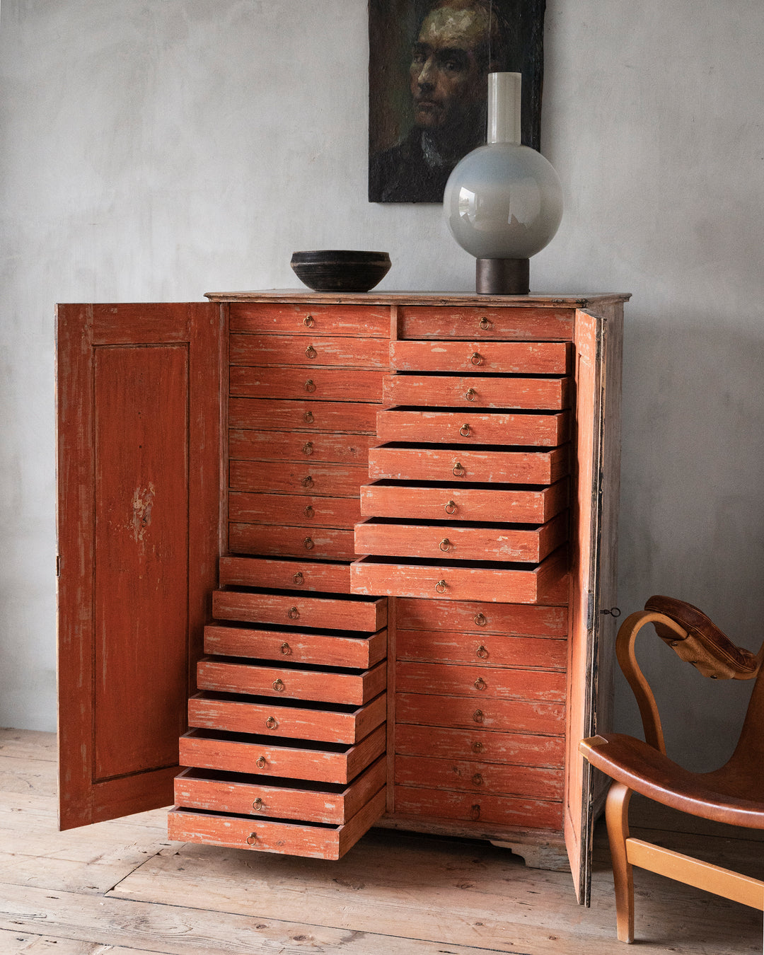 Gustavian filing cabinet