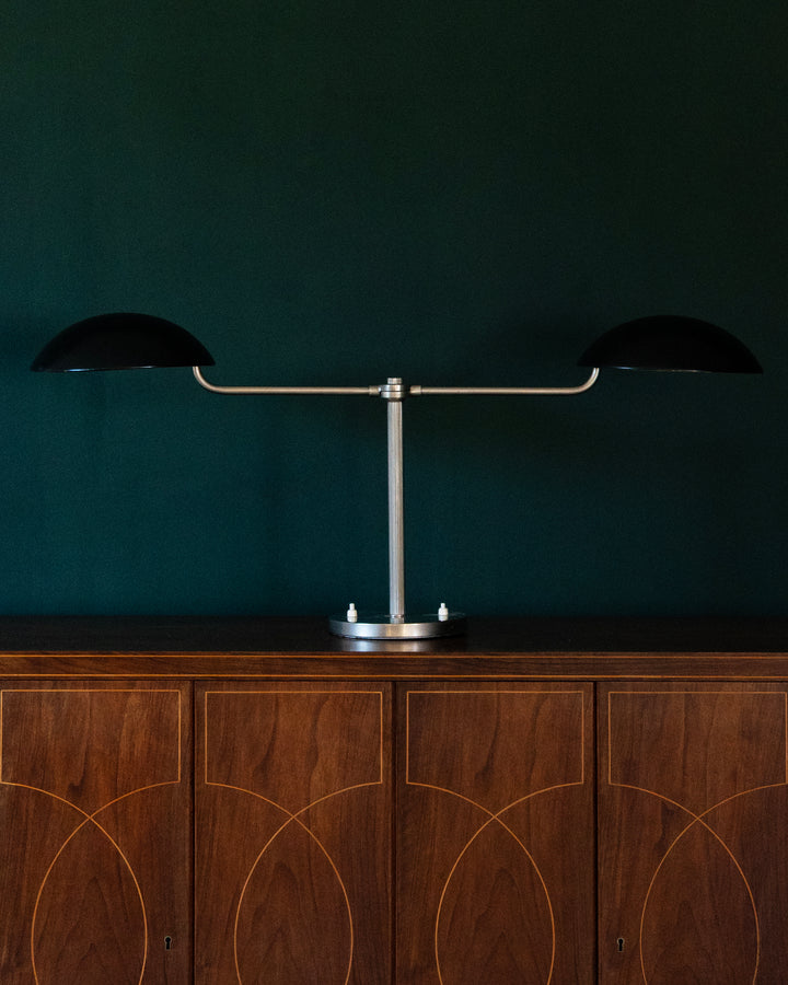 Twin table lamp by Harald Notini