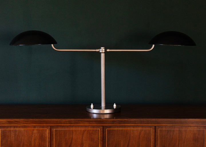 Twin table lamp by Harald Notini