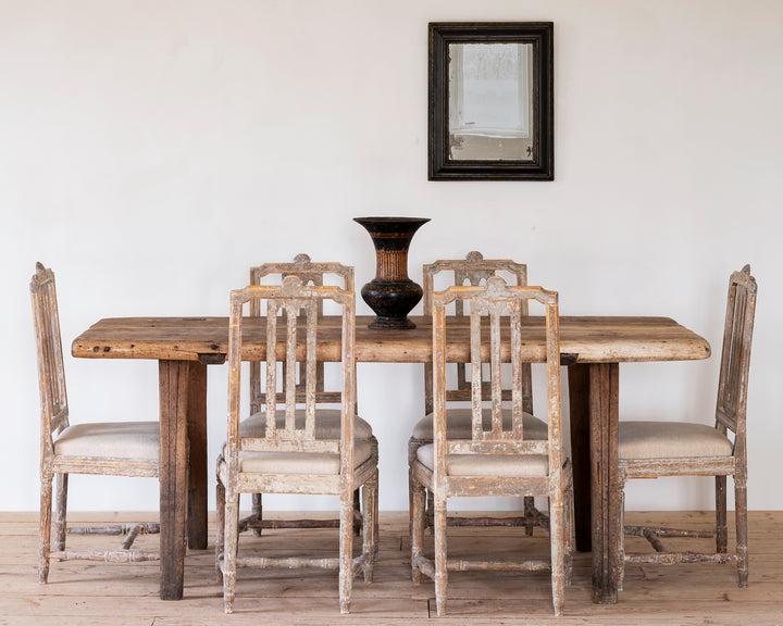 vernacular farmhouse dining "hedna" table