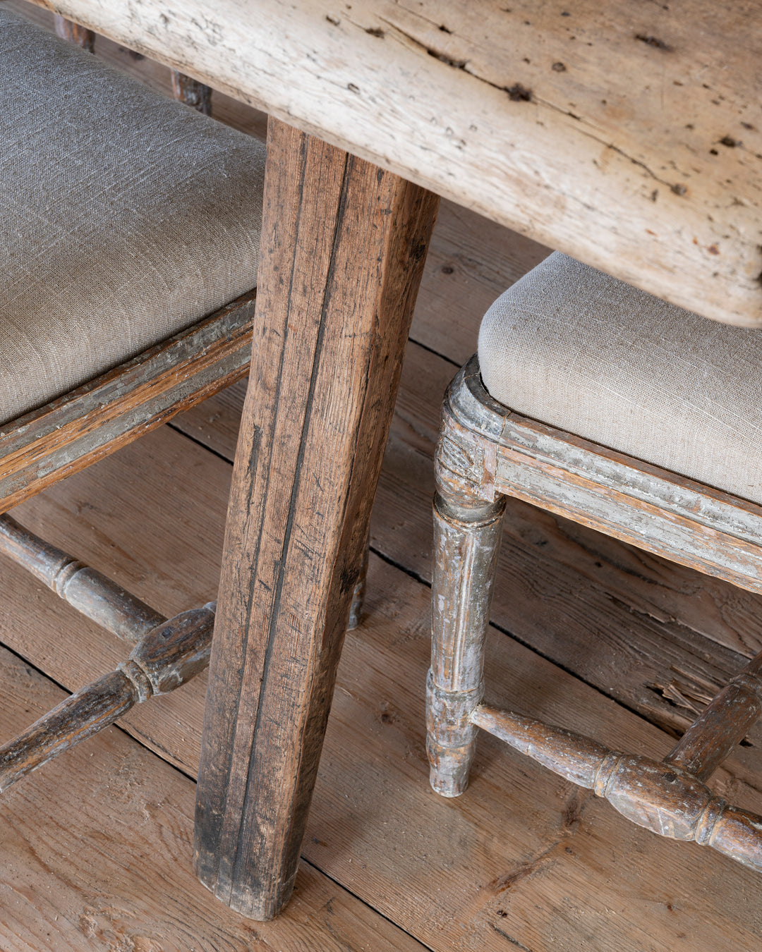 vernacular farmhouse dining "hedna" table
