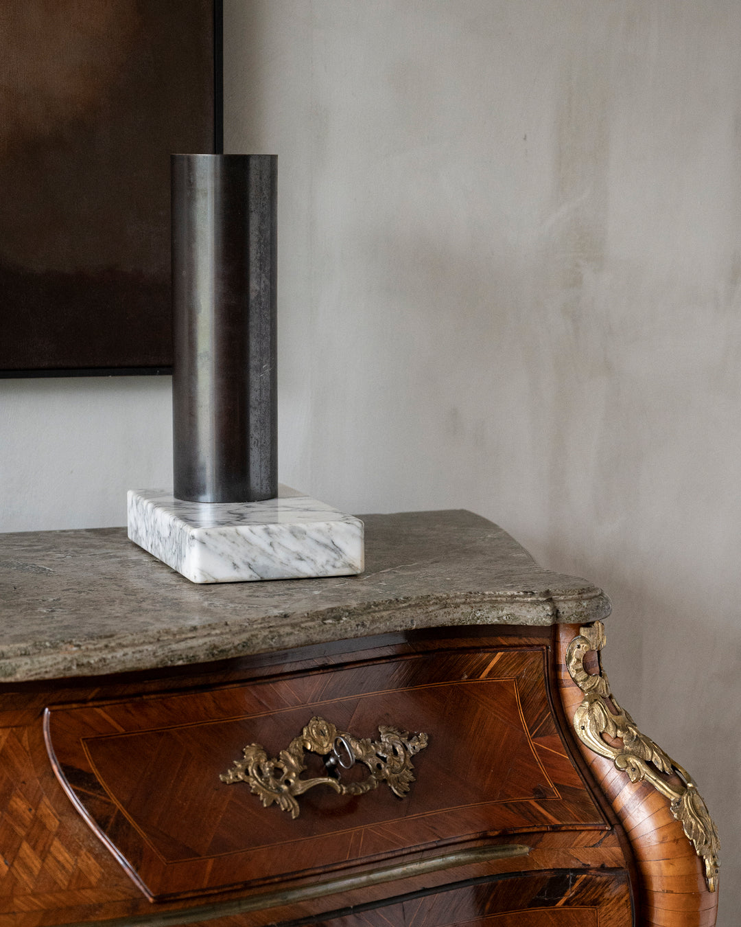 Marble & Brass Table Lamp