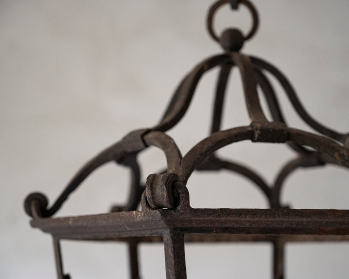 Baroque handmade iron lantern