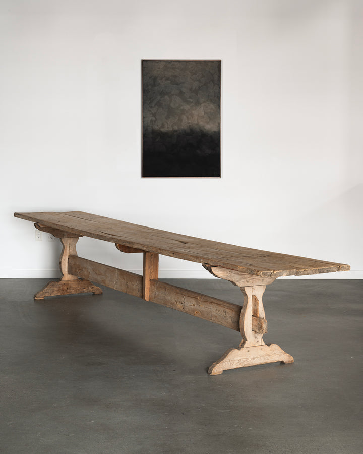 Swedish 18th century trestle table