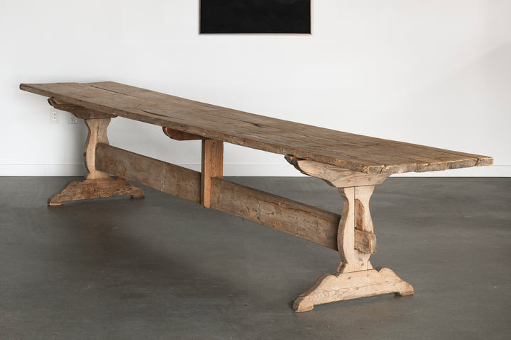 Swedish 18th century trestle table