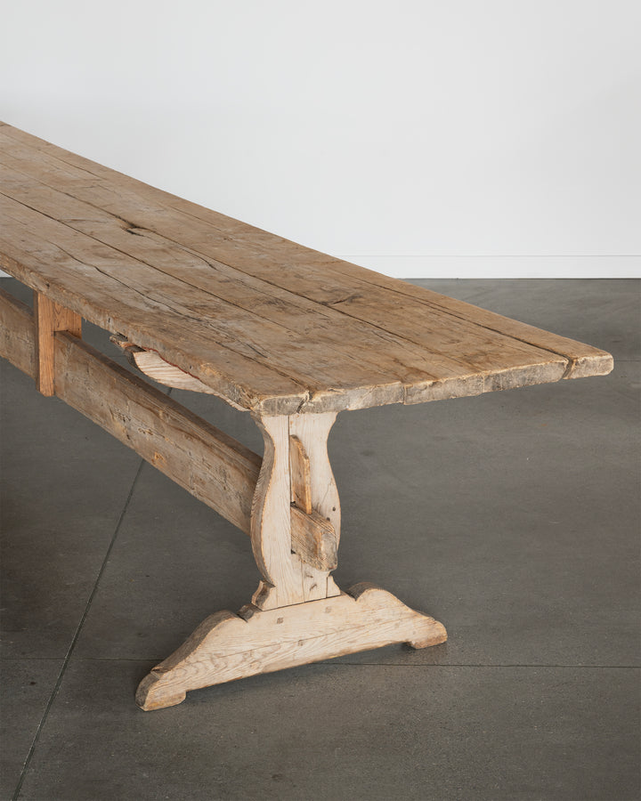 Swedish 18th century trestle table