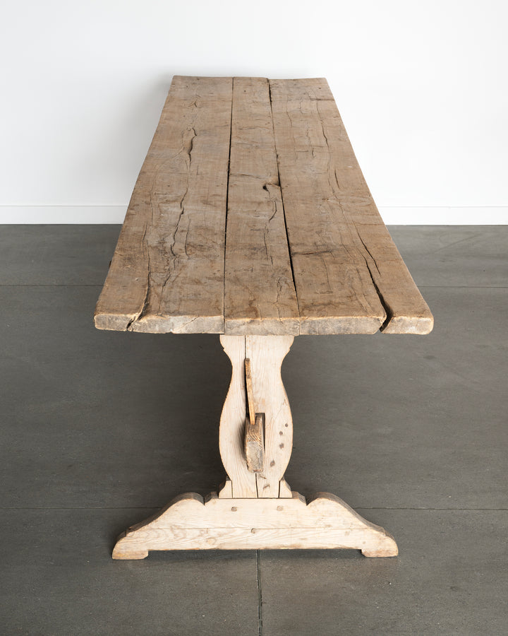 Swedish 18th century trestle table