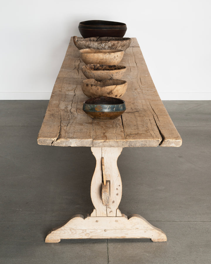 Swedish 18th century trestle table