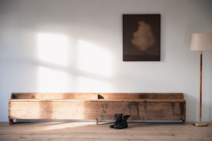 provincial wooden bench