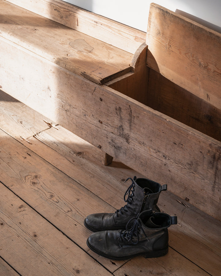 provincial wooden bench