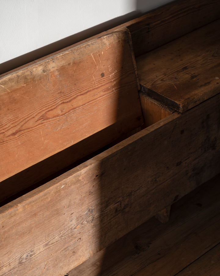 provincial wooden bench