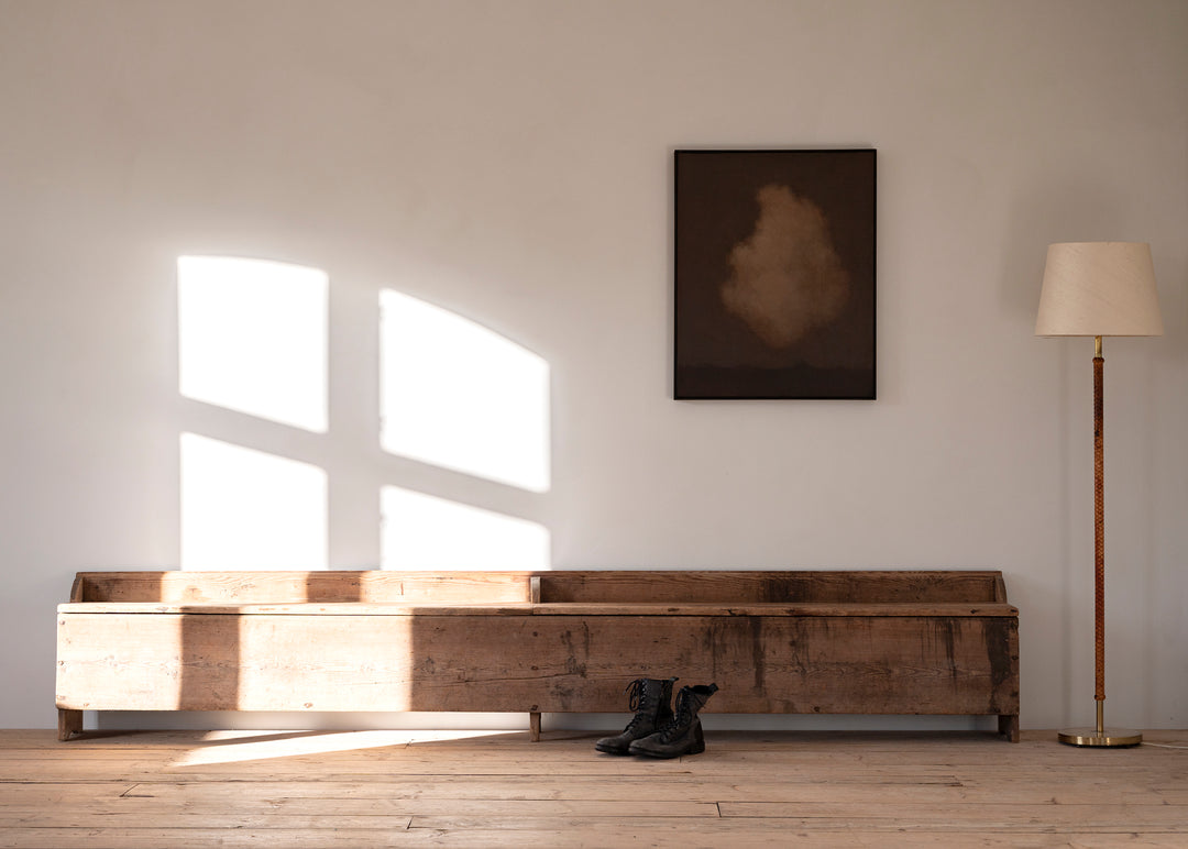 provincial wooden bench