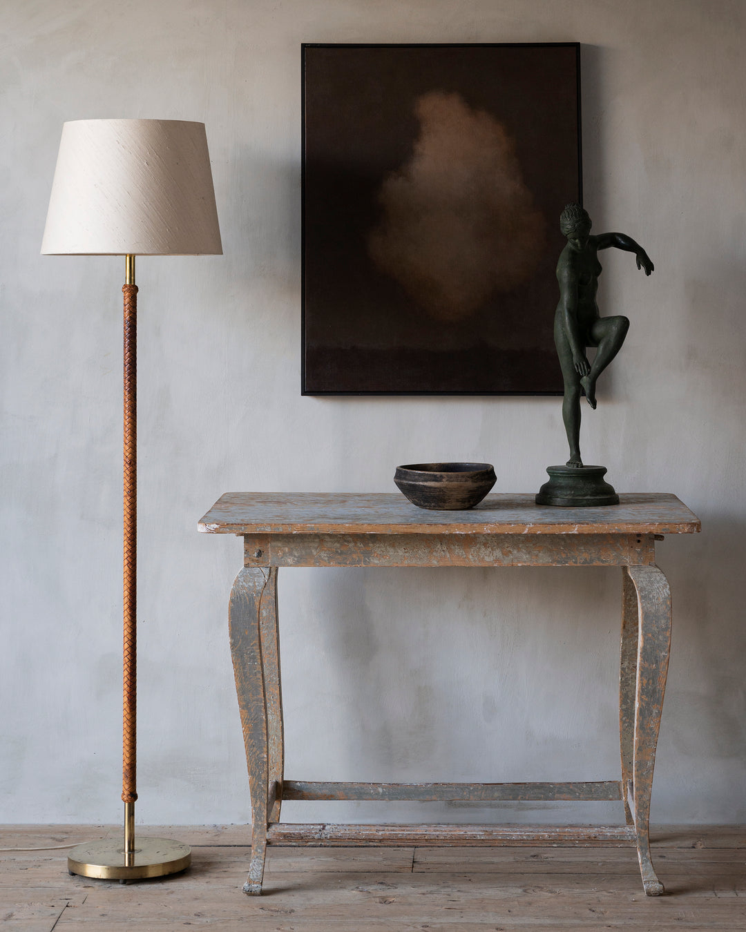 mid-century modern floor lamp