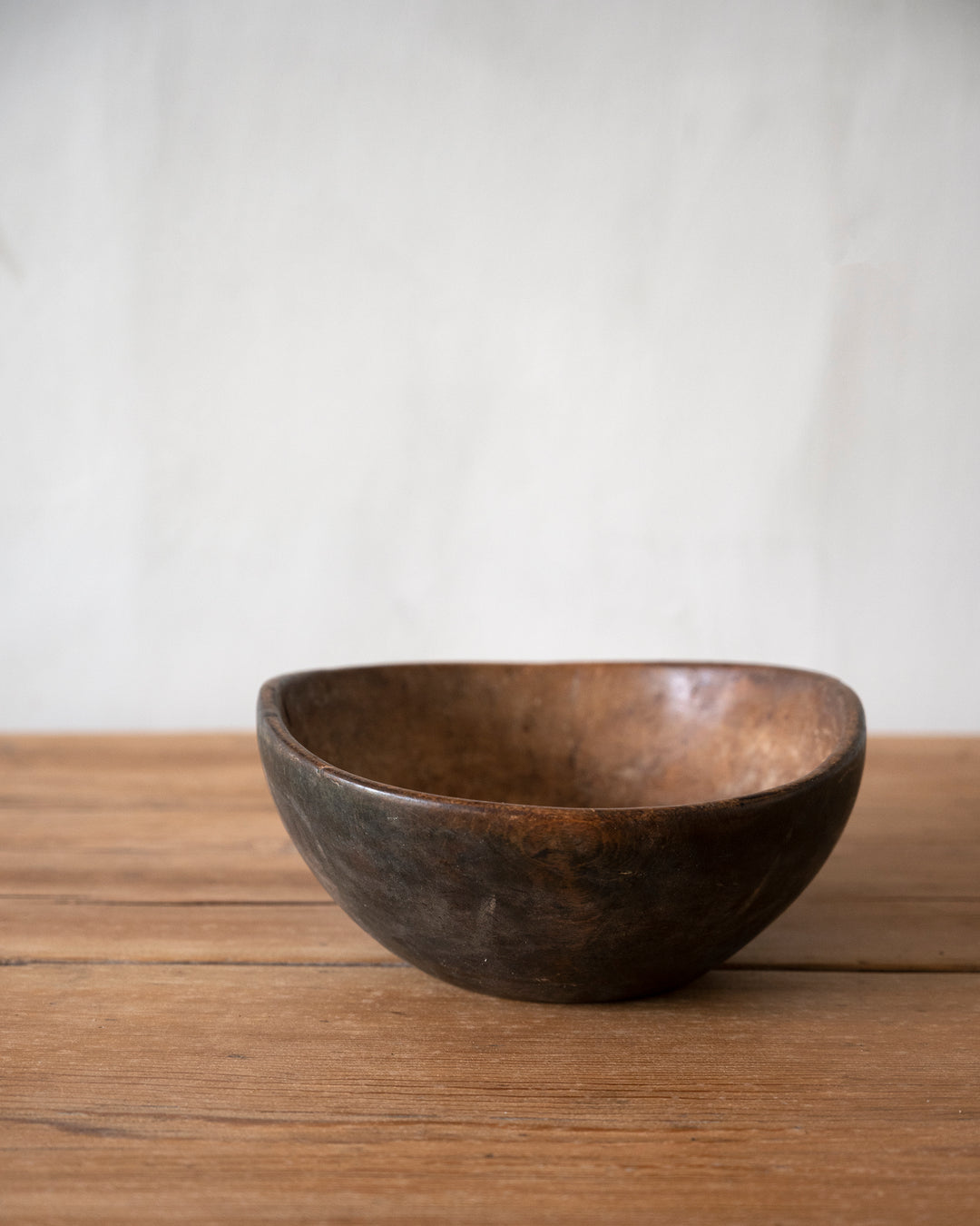 Folk Art root wood bowl