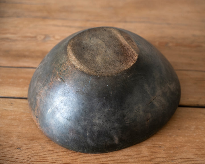 Folk Art root wood bowl