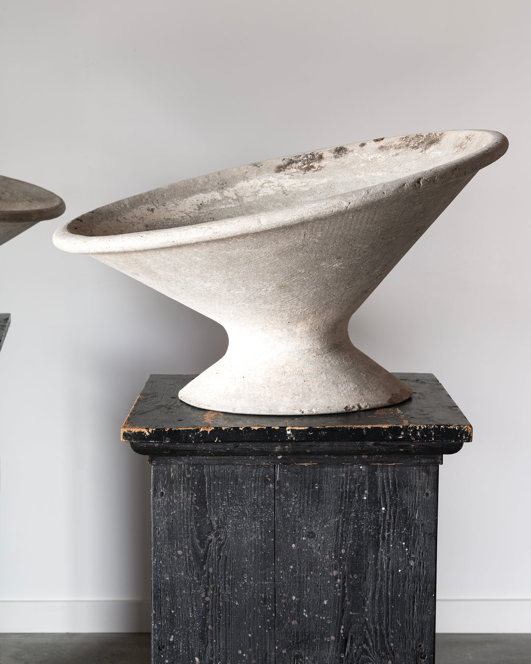 Willy Guhl Tilted Concrete Planters