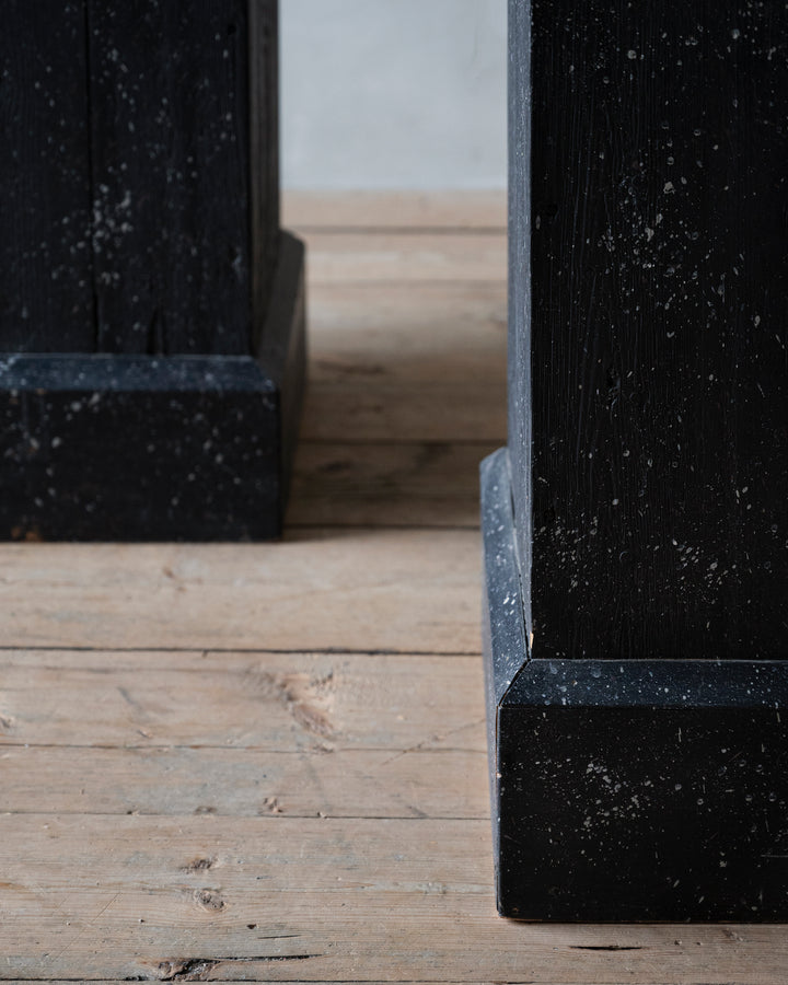 Empire style wooden pedestals