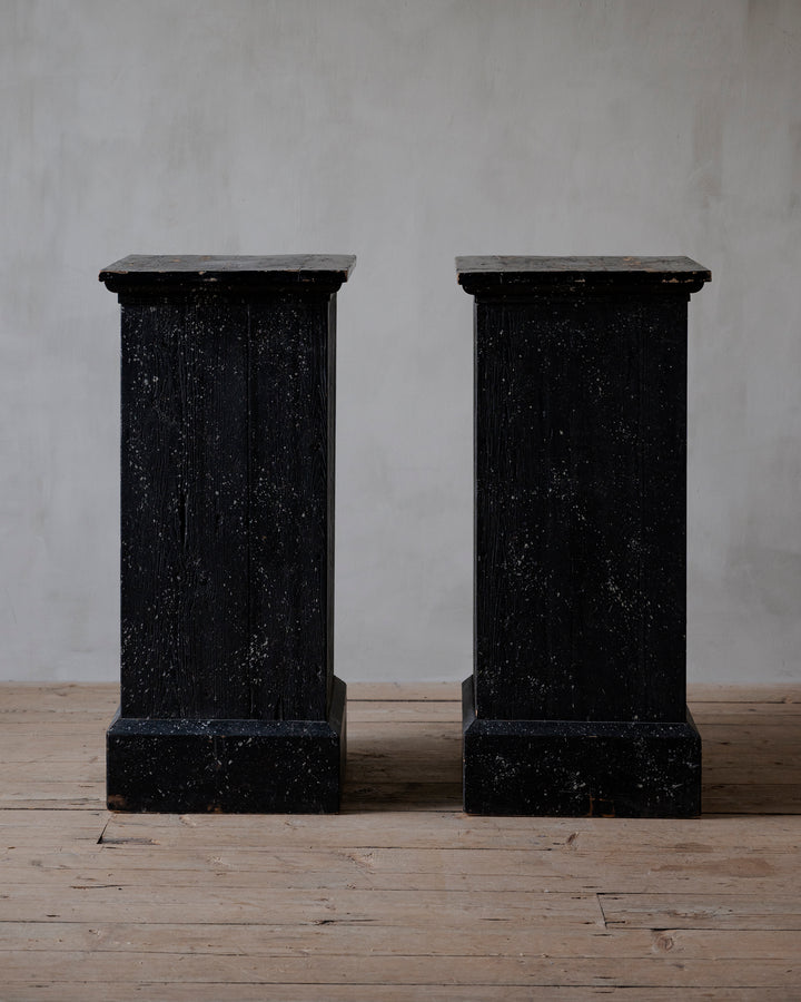 Empire style wooden pedestals