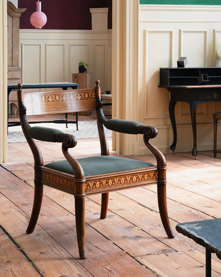 Pompeian style armchair